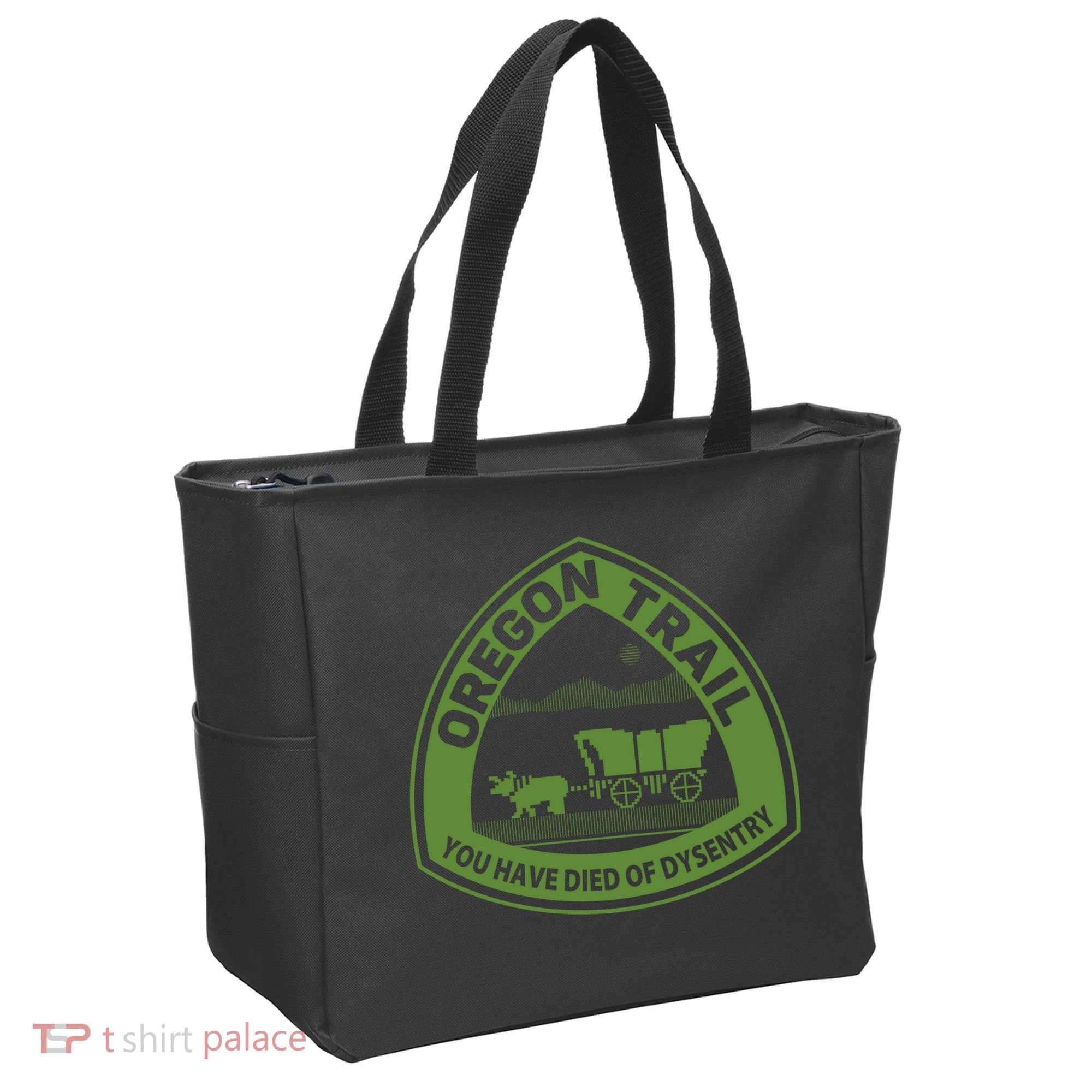Oregon Trail Green Tote Bag