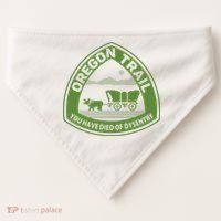 Oregon Trail Green USA-Made Doggie Bandana thumb 0