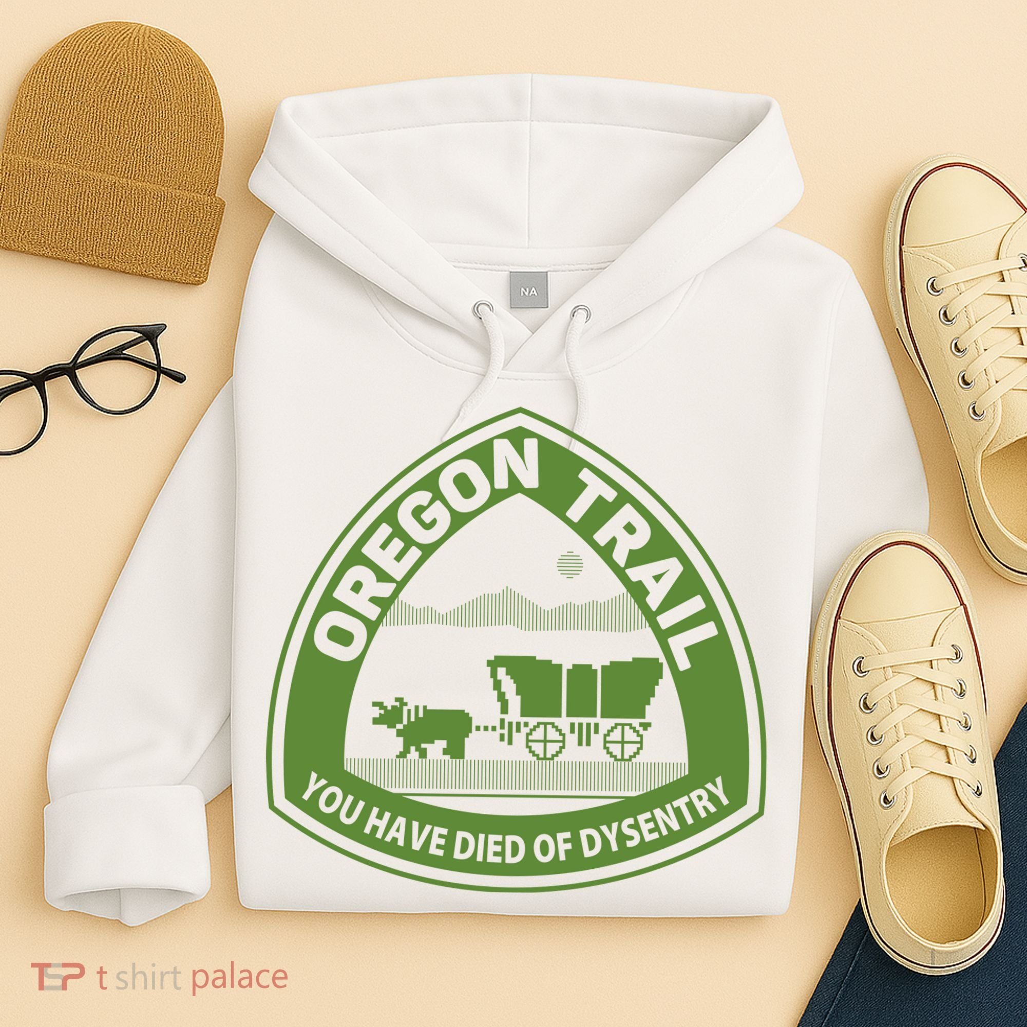 Oregon Trail Green Hoodie