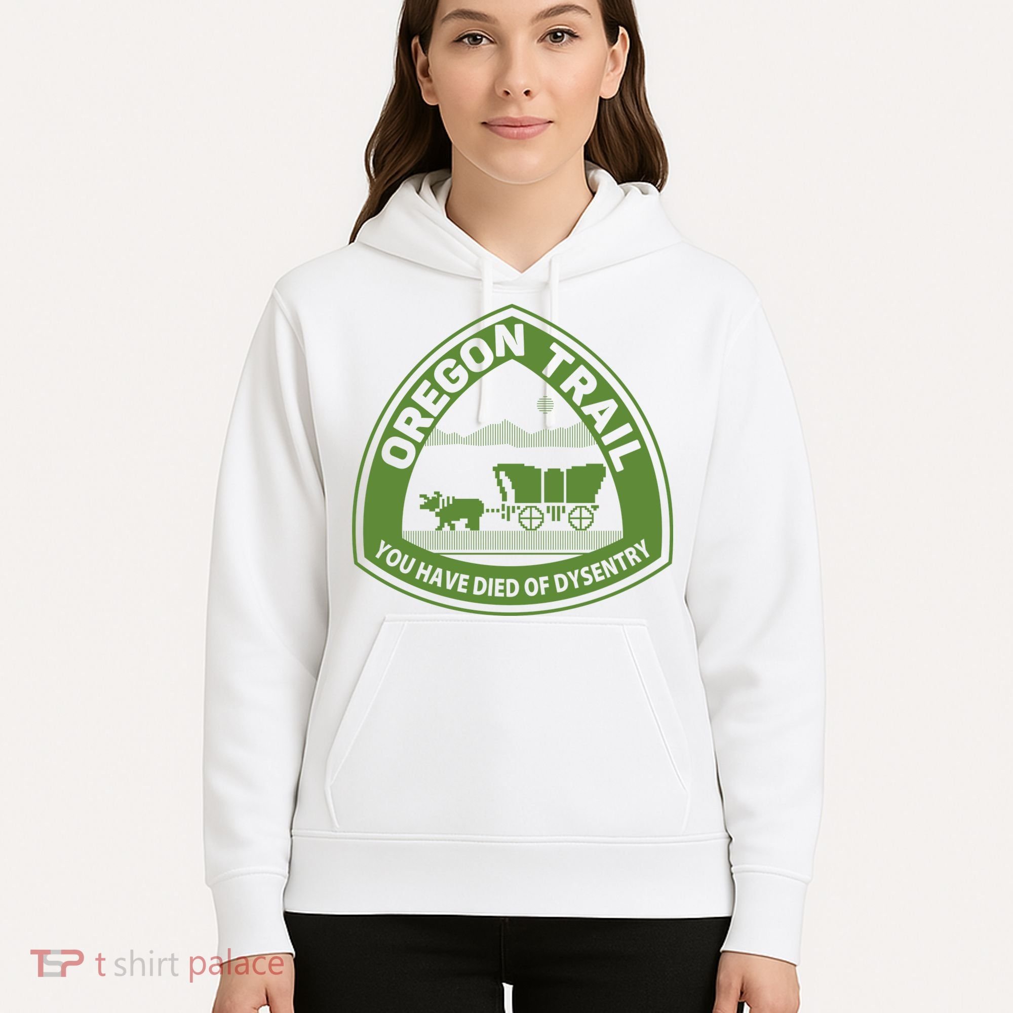 Oregon Trail Green Hoodie