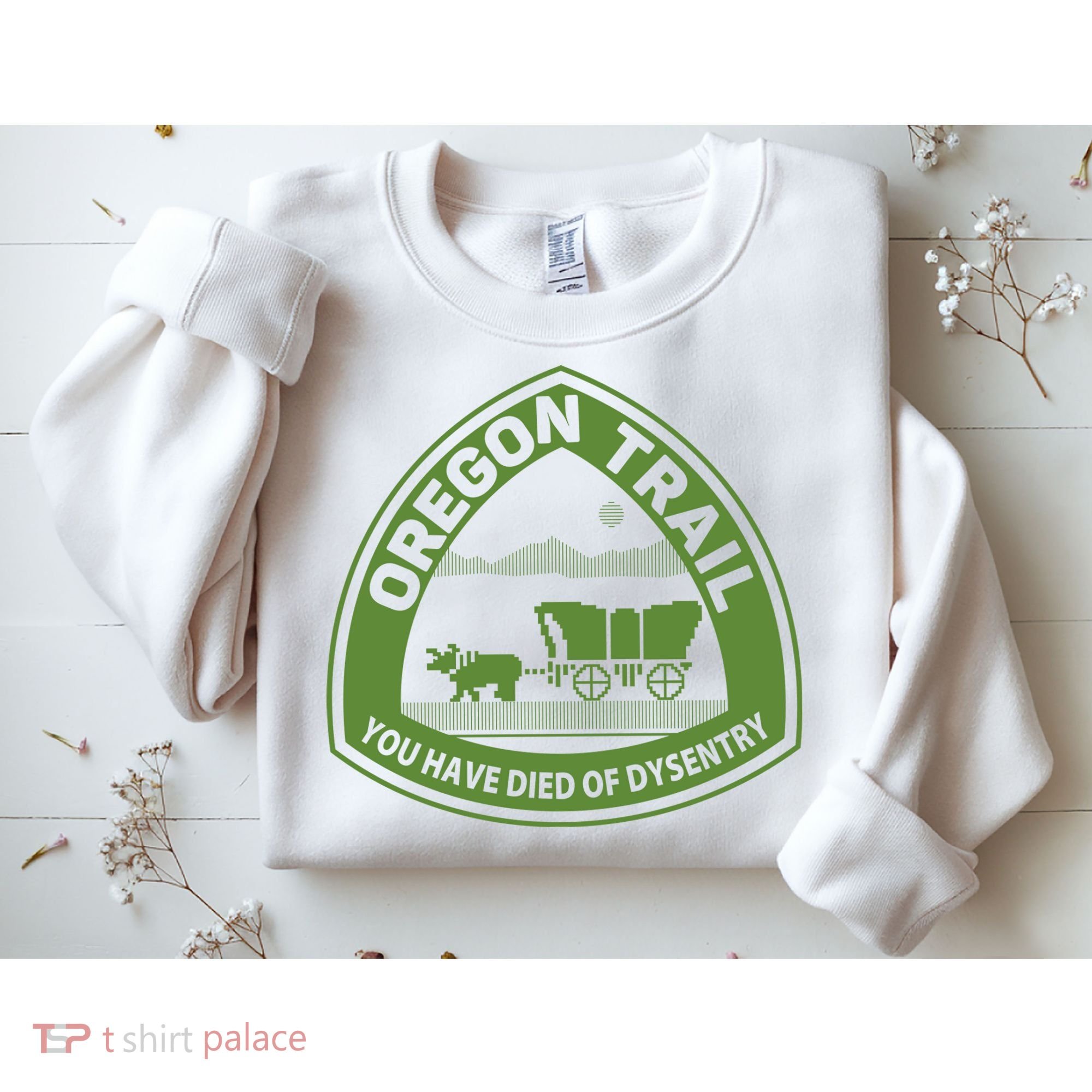 Oregon Trail Green Sweatshirt