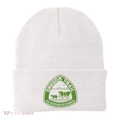 Oregon Trail Green Beanie