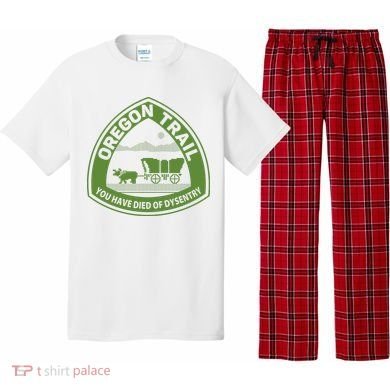 Oregon Trail Green Pajama Set