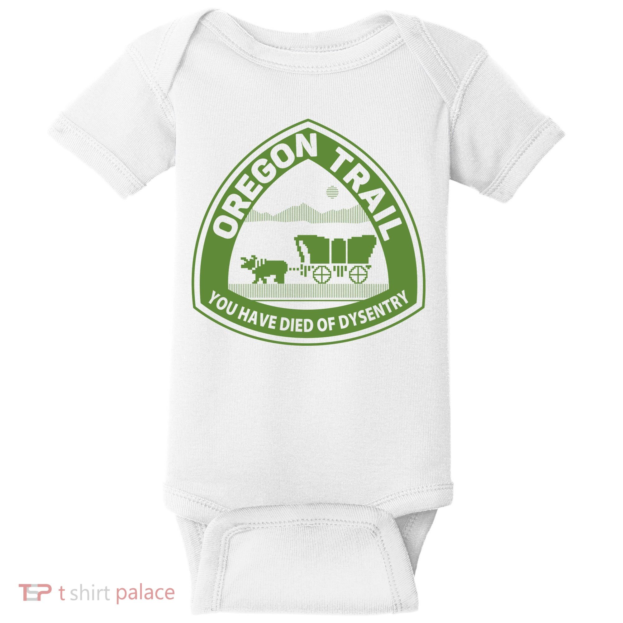 Oregon Trail Green Baby Bodysuit