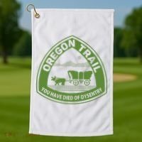 Oregon Trail Green Golf Towel thumb 1