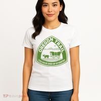 Oregon Trail Green Women's T-Shirt thumb 4