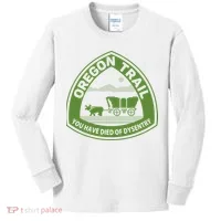 Oregon Trail Green Kids Long Sleeve Shirt thumb 0