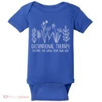 Occupational Therapy Helping You Grow Your Own Way OT Squad Baby Bodysuit thumb 0