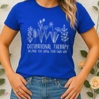 Occupational Therapy Helping You Grow Your Own Way OT Squad Women's T-Shirt thumb 2