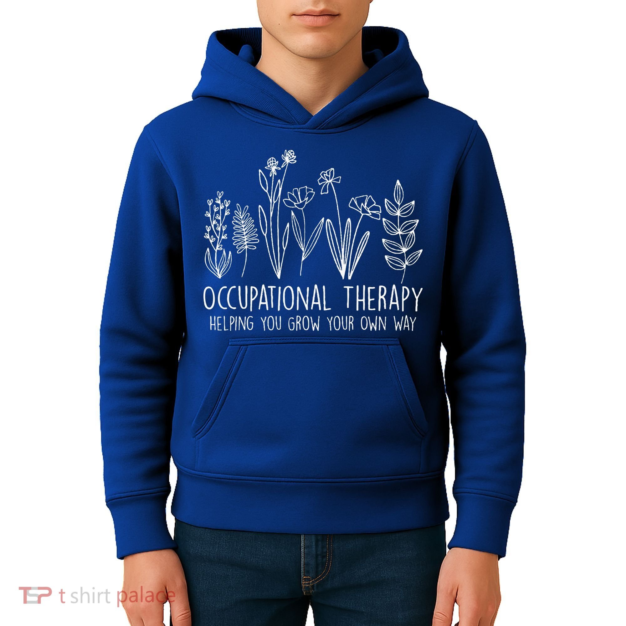 Occupational Therapy Helping You Grow Your Own Way OT Squad Kids Hoodie