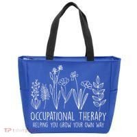 Occupational Therapy Helping You Grow Your Own Way OT Squad Tote Bag thumb 0