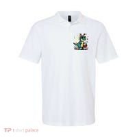 On The Hunt Dino Happy Easter Day T-rex Dinosaur  Polo thumb 0