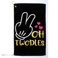 Oh Twodles Happy 2nd Birthday Golf Towel thumb 0