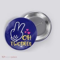 Oh Twodles Happy 2nd Birthday Button thumb 0
