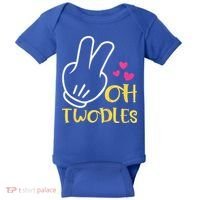 Oh Twodles Happy 2nd Birthday Baby Bodysuit thumb 0
