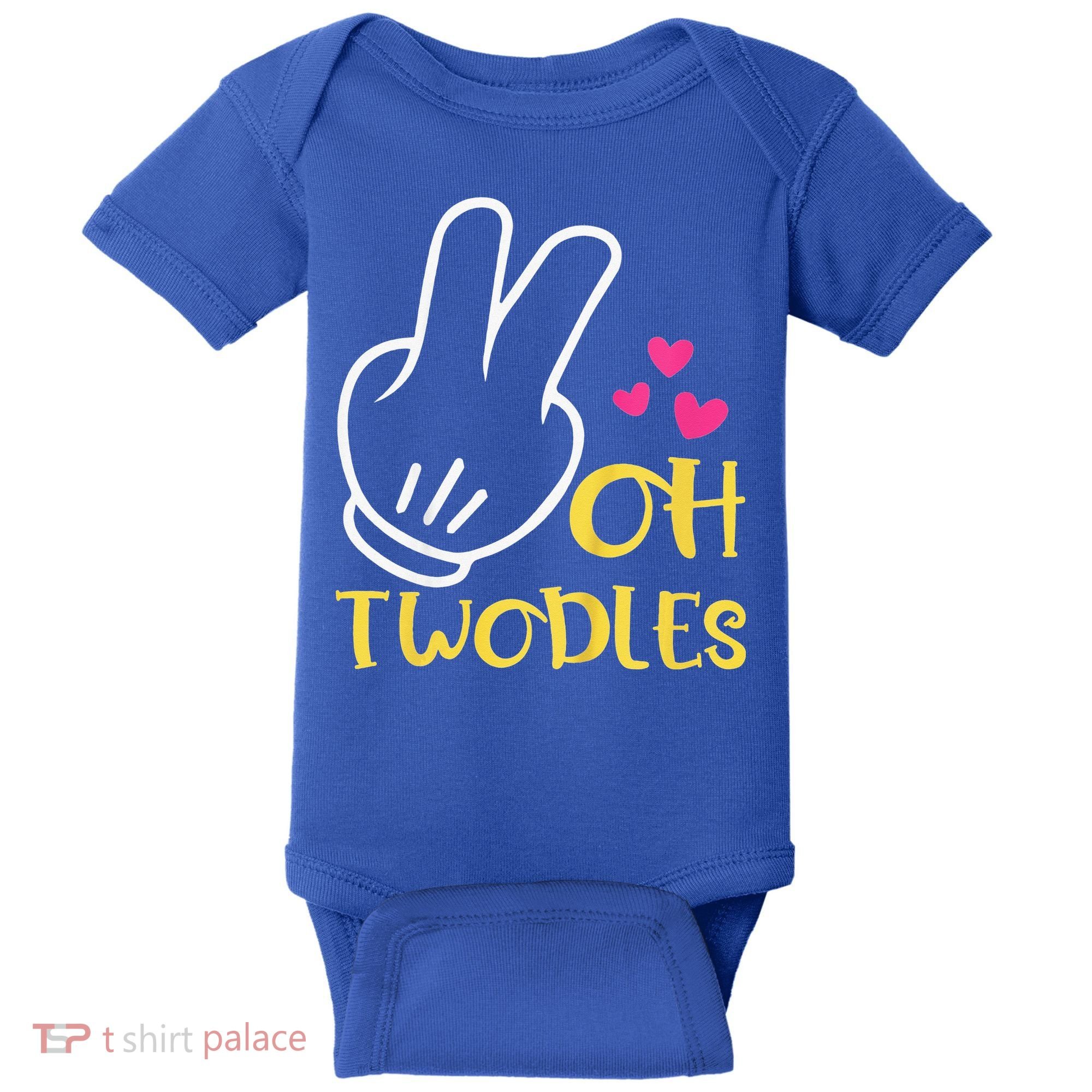 Oh Twodles Happy 2nd Birthday Baby Bodysuit