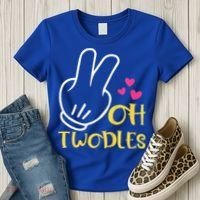 Oh Twodles Happy 2nd Birthday Women's T-Shirt thumb 3