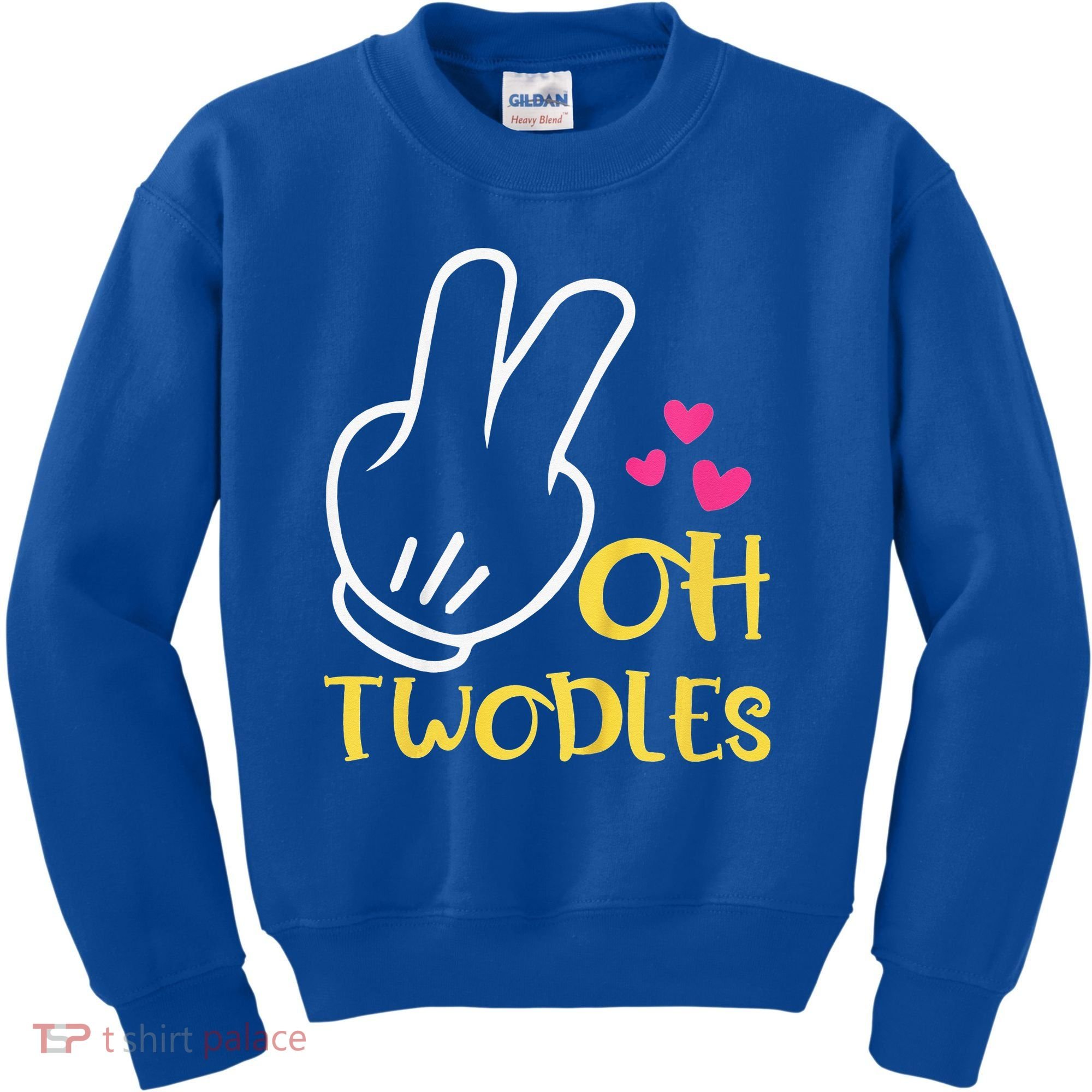 Oh Twodles Happy 2nd Birthday Kids Sweatshirt