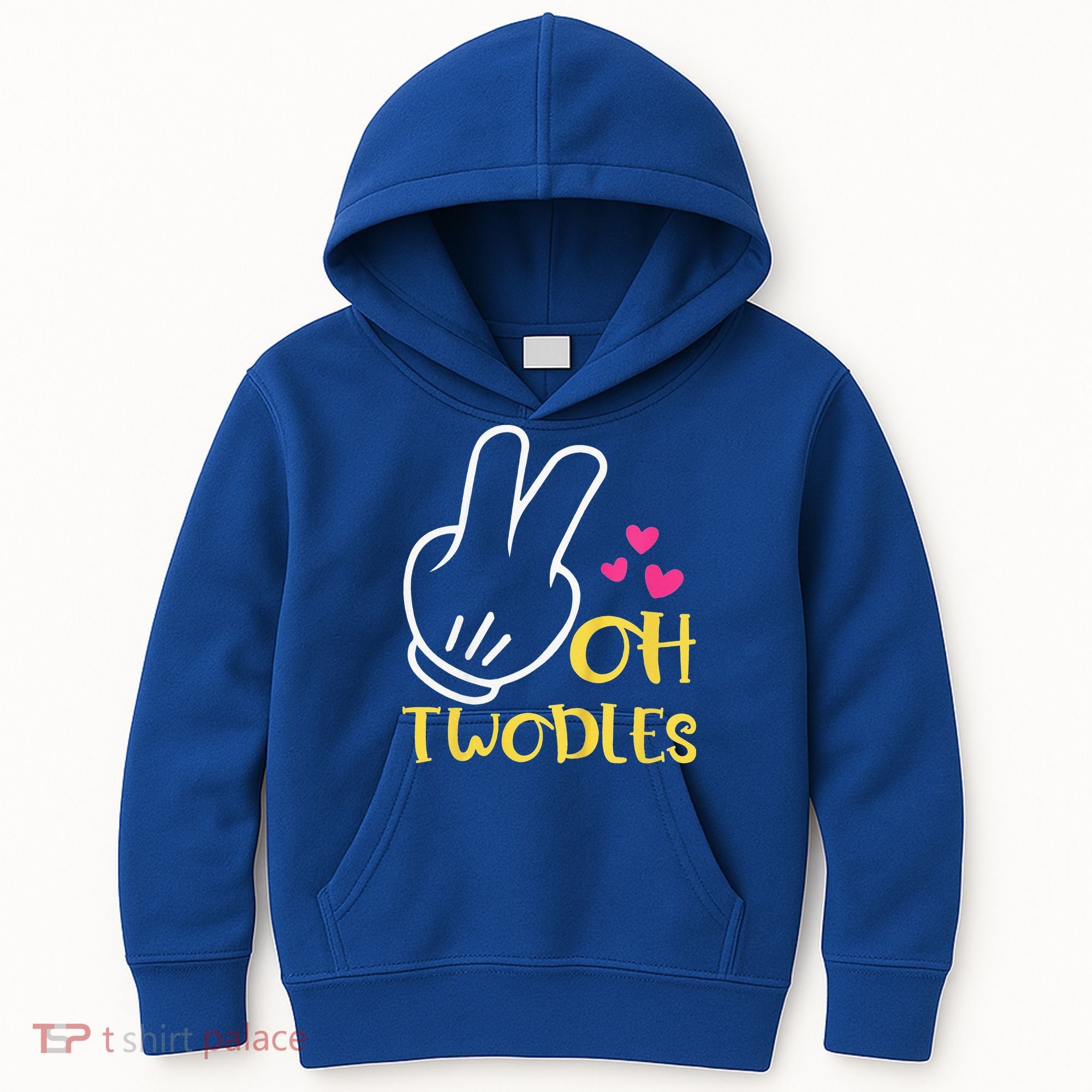 Oh Twodles Happy 2nd Birthday Kids Hoodie