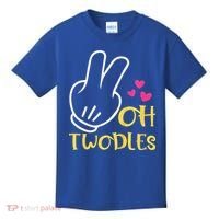 Oh Twodles Happy 2nd Birthday Kids T-Shirt thumb 0