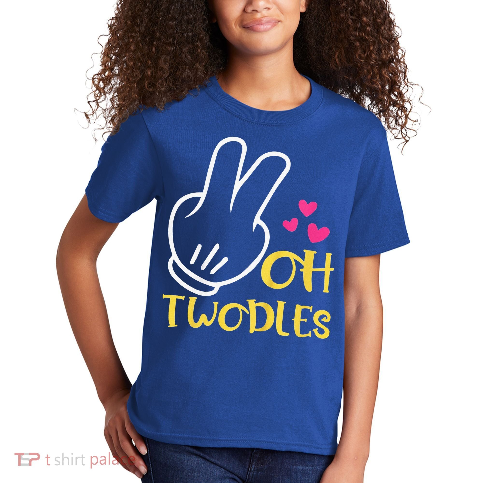 Oh Twodles Happy 2nd Birthday Kids T-Shirt