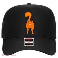 Orange Tabby Happy Kitty Cat Butt Funny Hat thumb 0