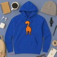 Orange Tabby Happy Kitty Cat Butt Funny Hoodie thumb 3