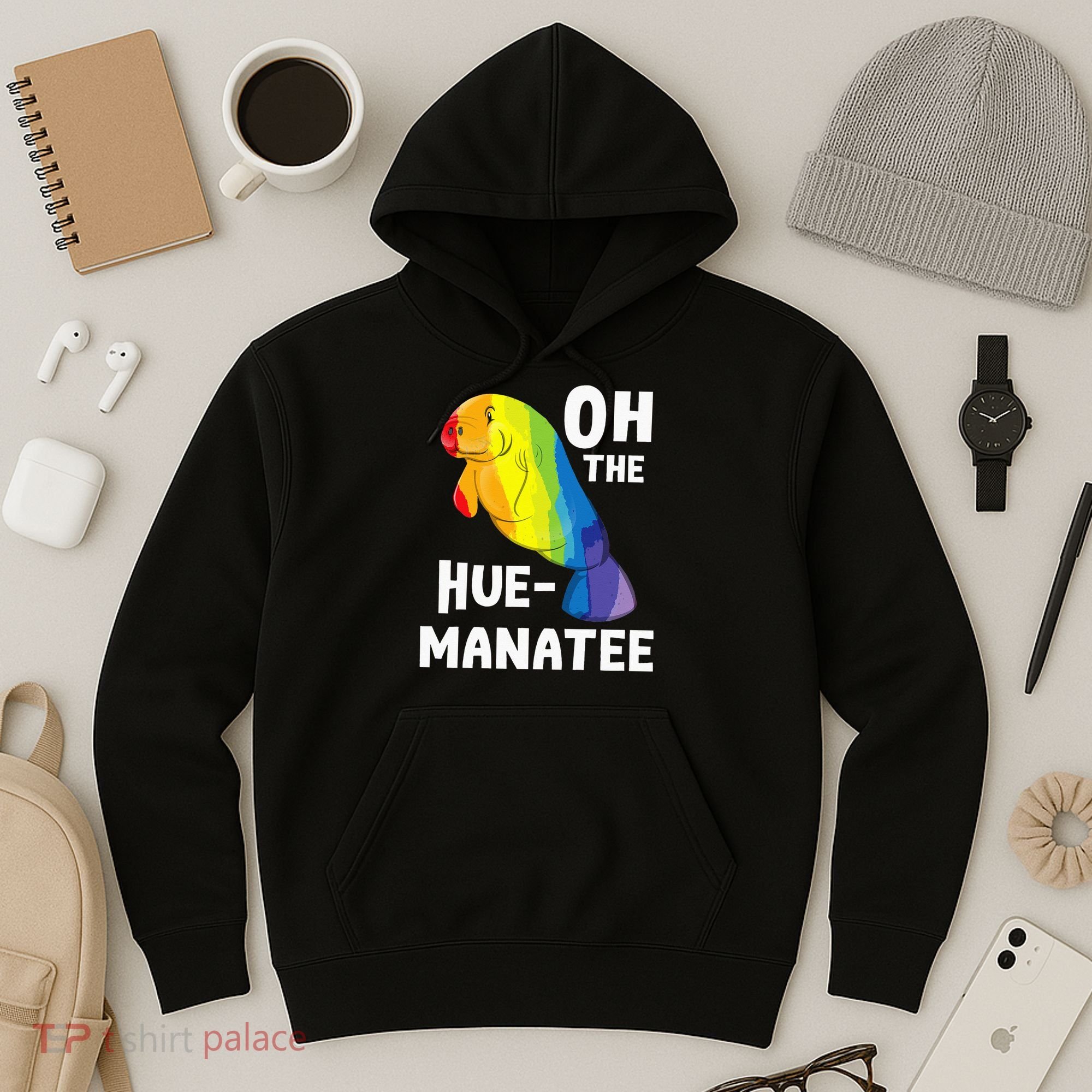 Oh The Hue Manatee Zookeeper Marine Biologist Zoologist Hoodie