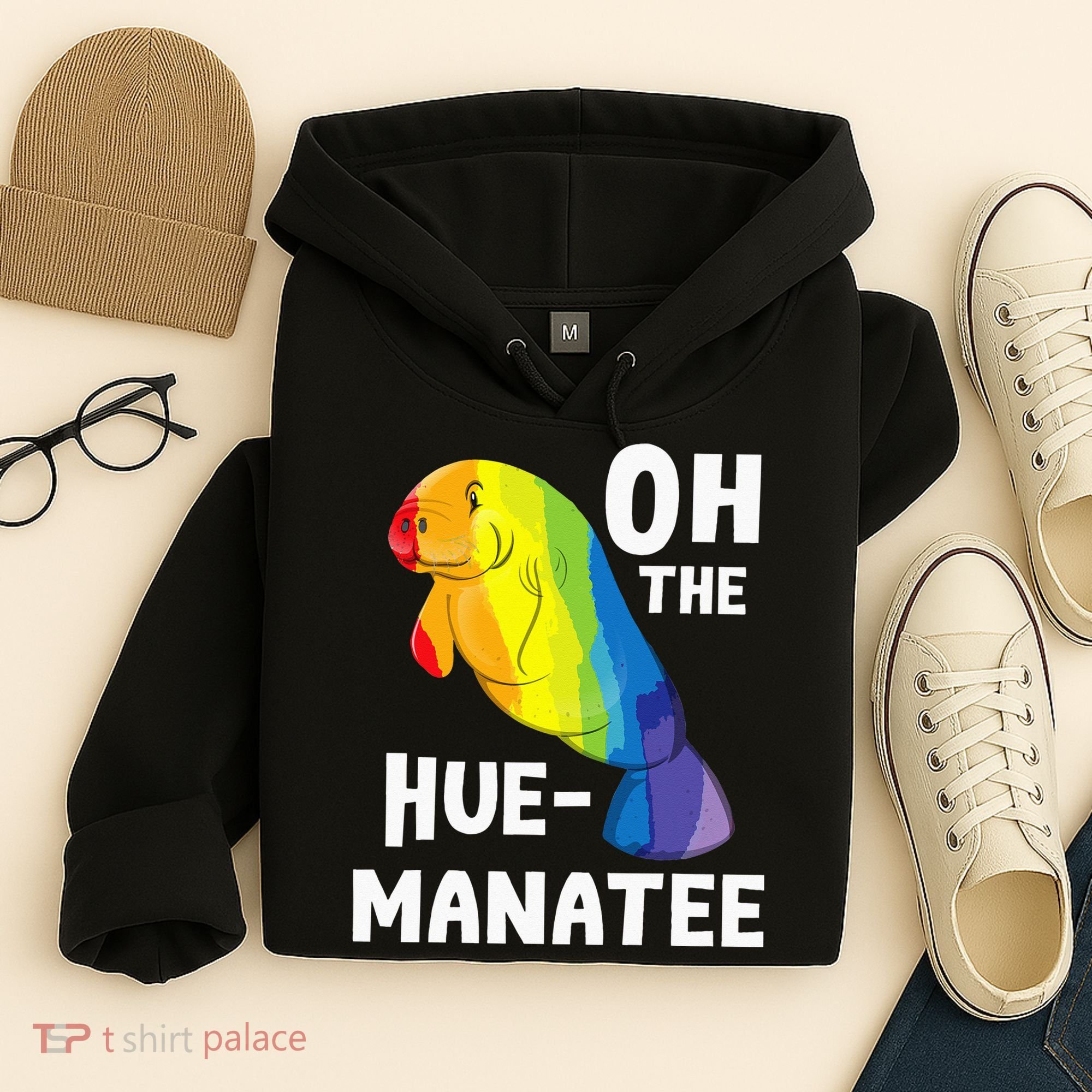 Oh The Hue Manatee Zookeeper Marine Biologist Zoologist Hoodie