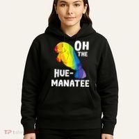Oh The Hue Manatee Zookeeper Marine Biologist Zoologist Hoodie thumb 5