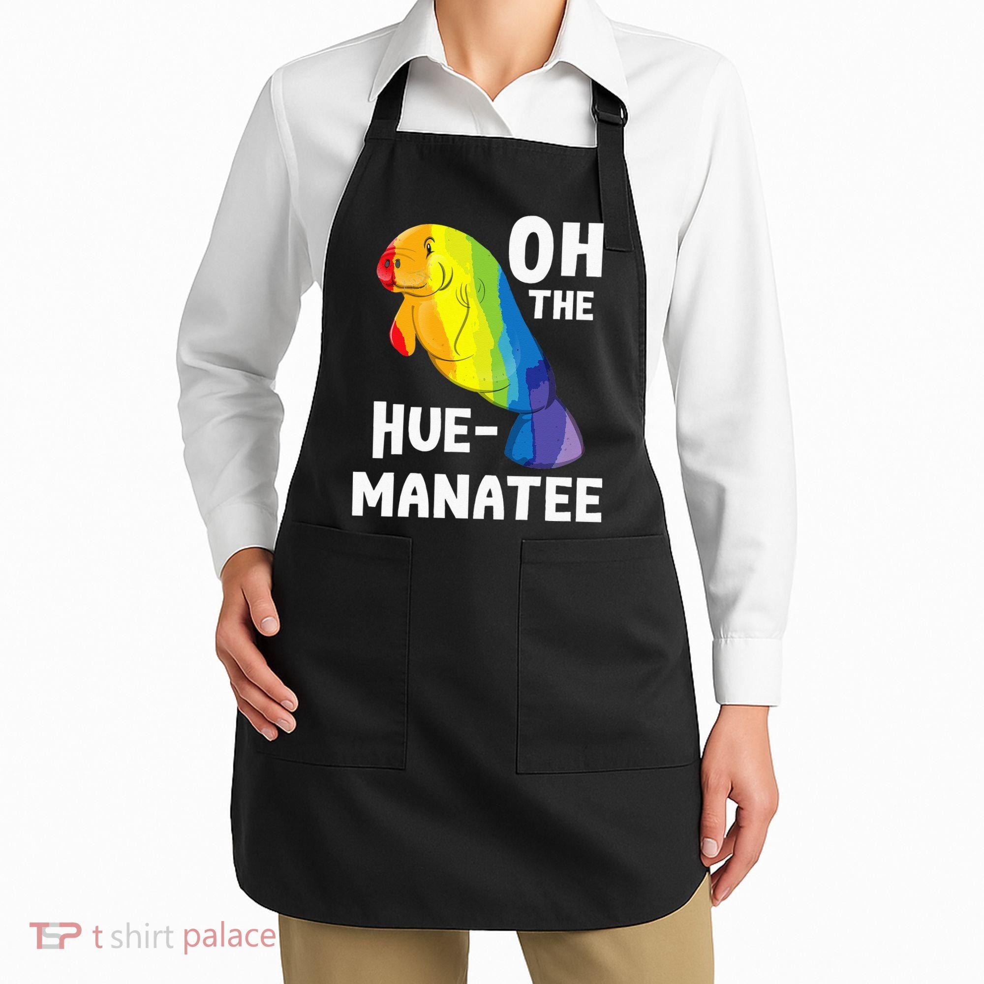 Oh The Hue Manatee Zookeeper Marine Biologist Zoologist Apron