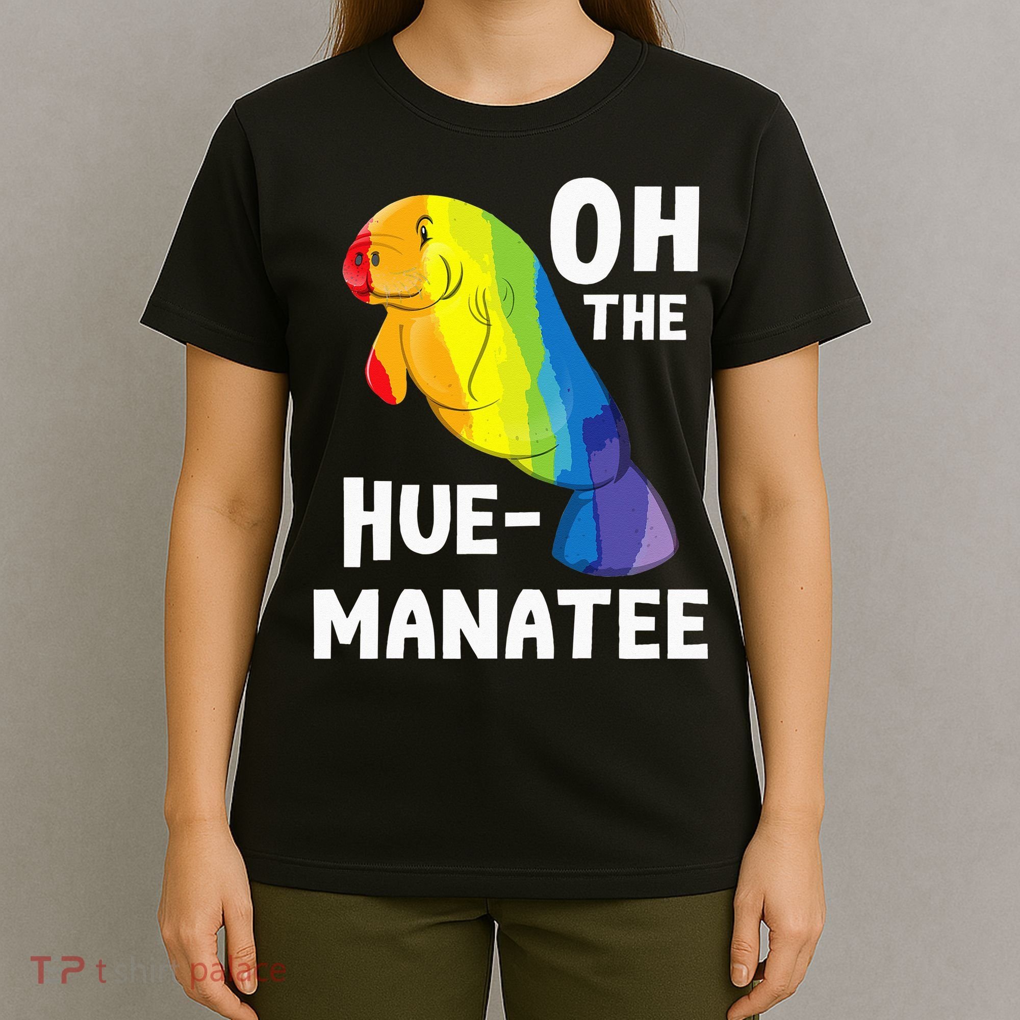Oh The Hue Manatee Zookeeper Marine Biologist Zoologist T-Shirt
