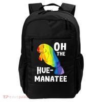 Oh The Hue Manatee Zookeeper Marine Biologist Zoologist Backpack thumb 0
