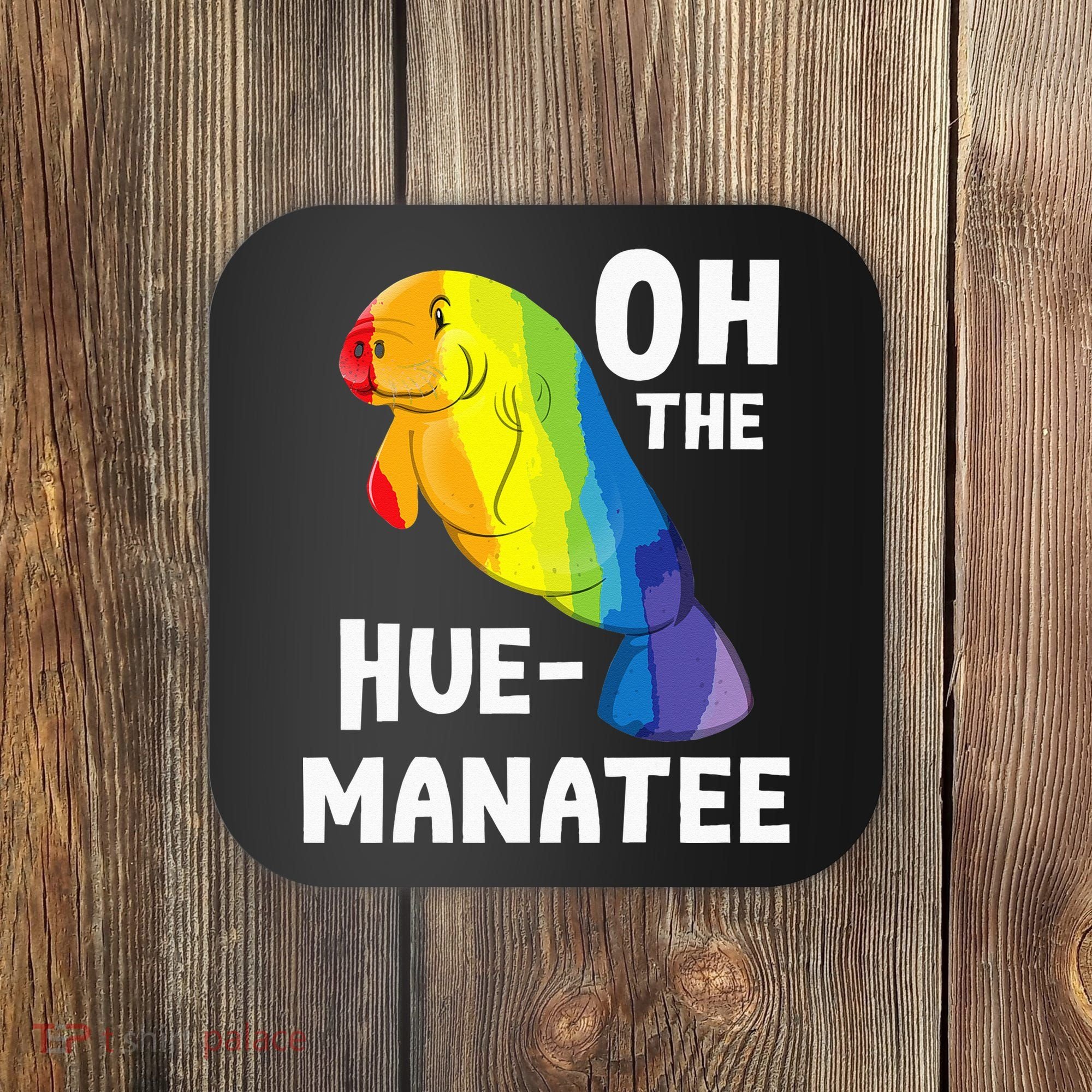 Oh The Hue Manatee Zookeeper Marine Biologist Zoologist Coaster