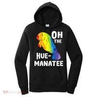 Oh The Hue Manatee Zookeeper Marine Biologist Zoologist Women's Hoodie thumb 0