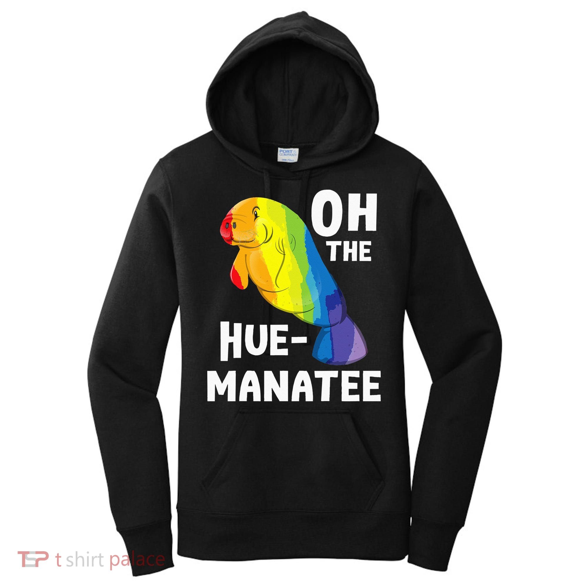 Oh The Hue Manatee Zookeeper Marine Biologist Zoologist Women's Hoodie
