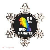 Oh The Hue Manatee Zookeeper Marine Biologist Zoologist Ornament thumb 0