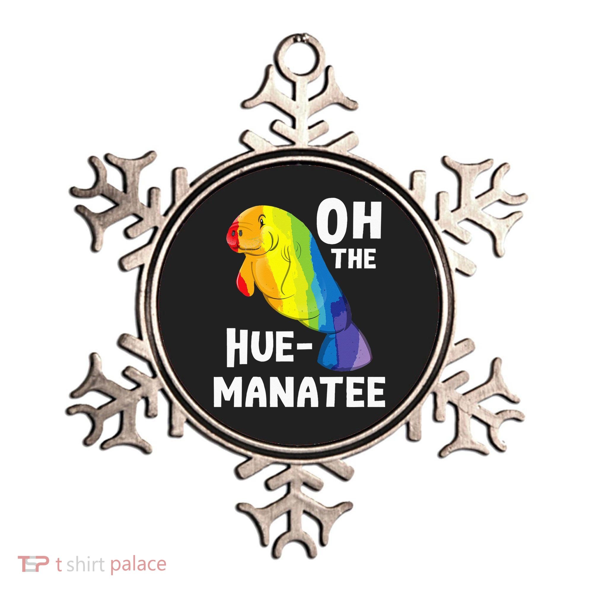 Oh The Hue Manatee Zookeeper Marine Biologist Zoologist Ornament