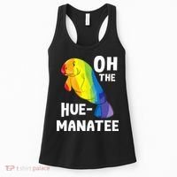 Oh The Hue Manatee Zookeeper Marine Biologist Zoologist Women's Tank Top thumb 0