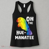 Oh The Hue Manatee Zookeeper Marine Biologist Zoologist Women's Tank Top thumb 3