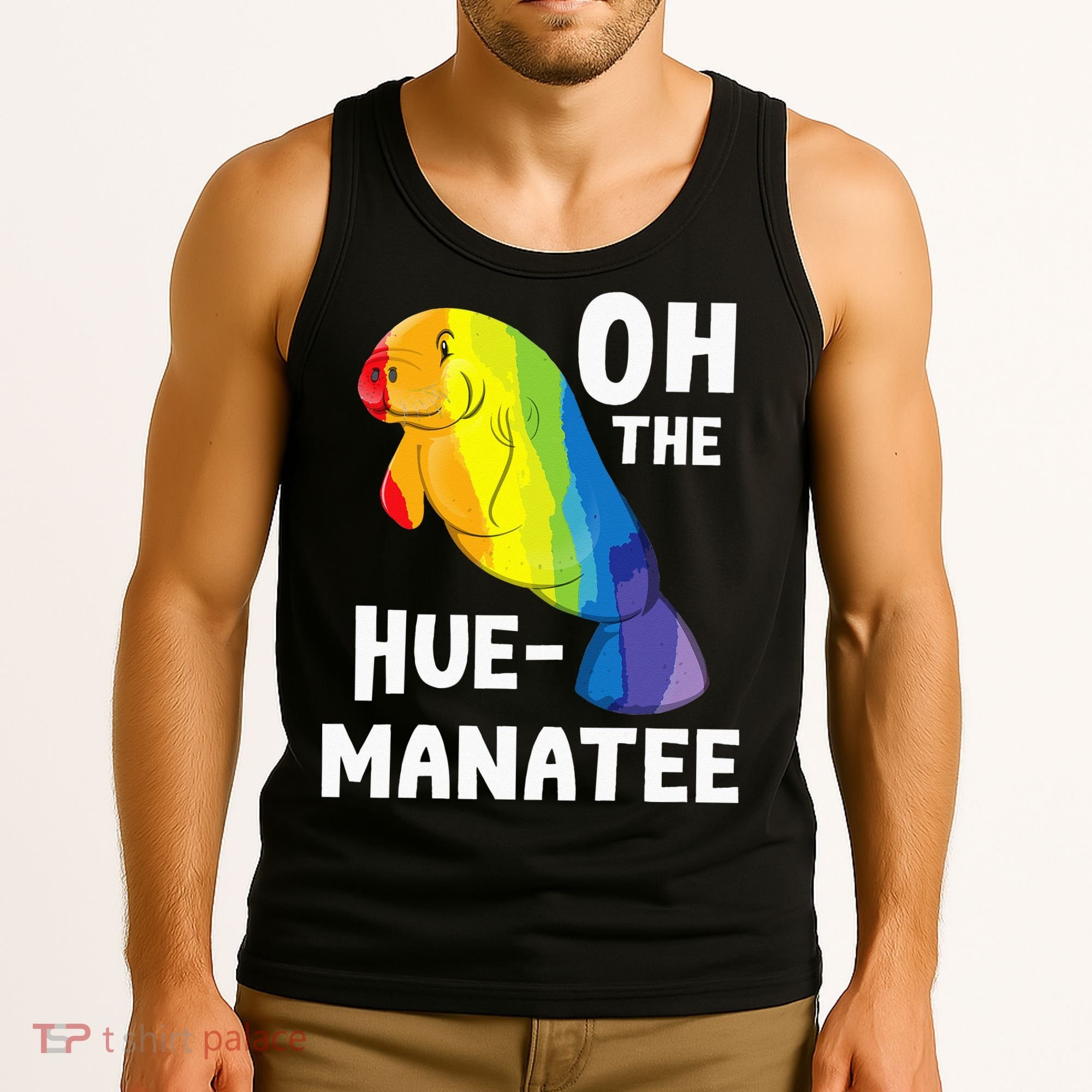 Oh The Hue Manatee Zookeeper Marine Biologist Zoologist Tank Top