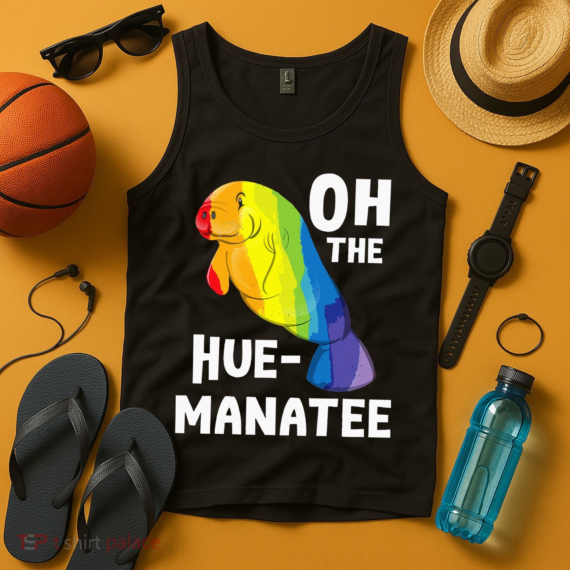 Oh The Hue Manatee Zookeeper Marine Biologist Zoologist Tank Top
