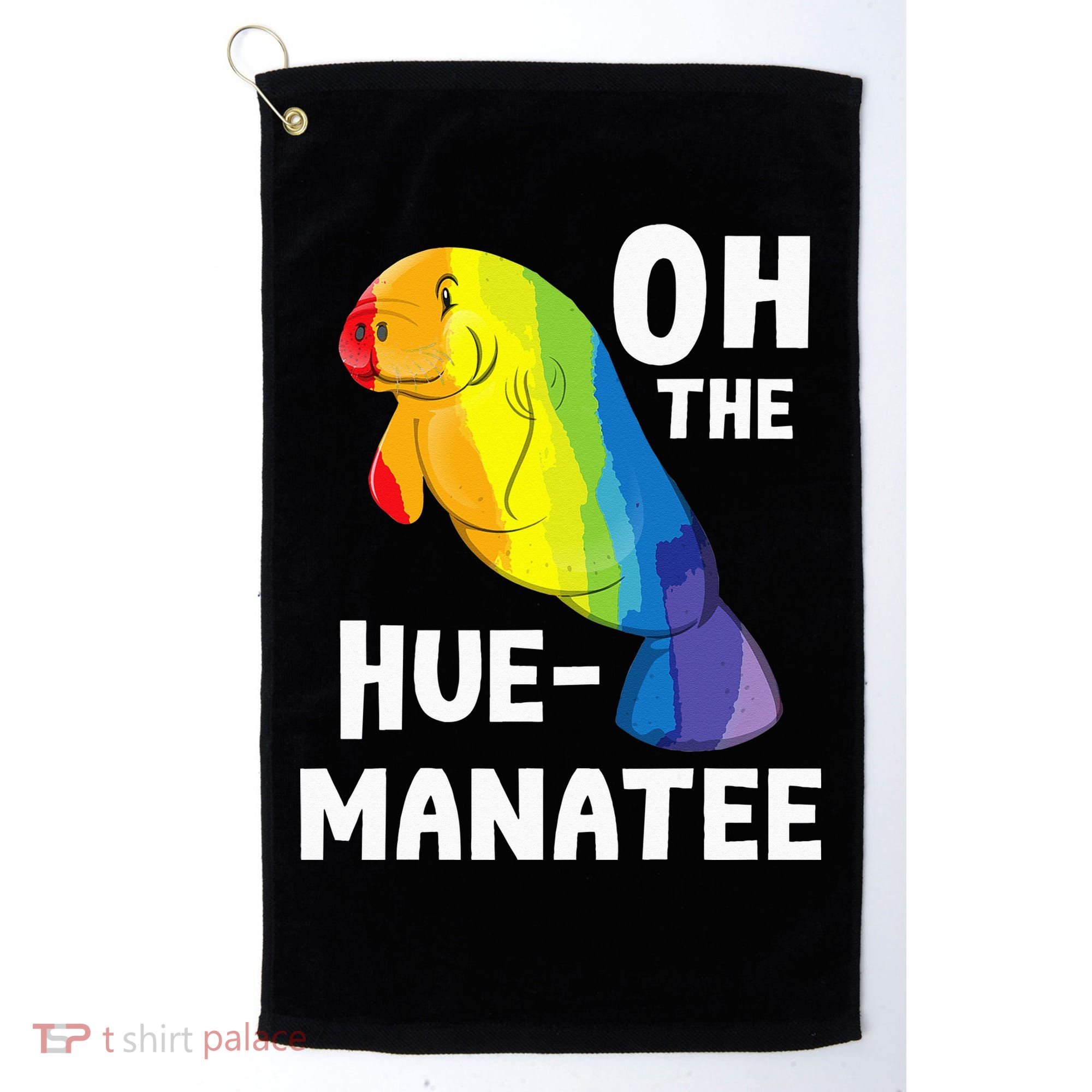Oh The Hue Manatee Zookeeper Marine Biologist Zoologist Golf Towel