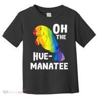 Oh The Hue Manatee Zookeeper Marine Biologist Zoologist Toddler T-Shirt thumb 0