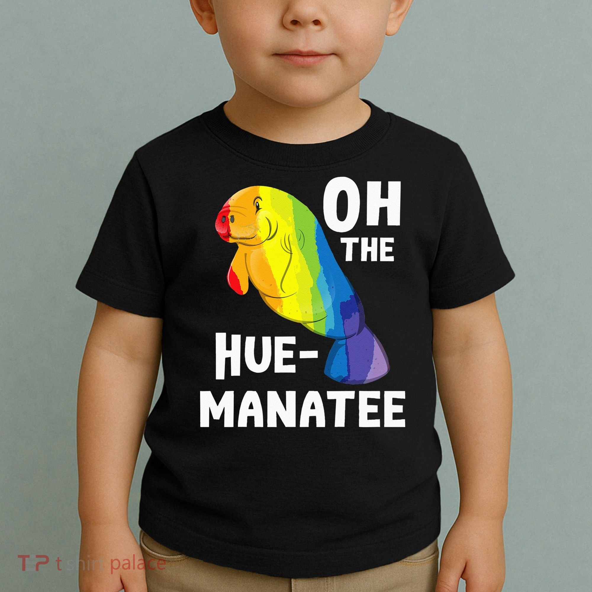 Oh The Hue Manatee Zookeeper Marine Biologist Zoologist Toddler T-Shirt