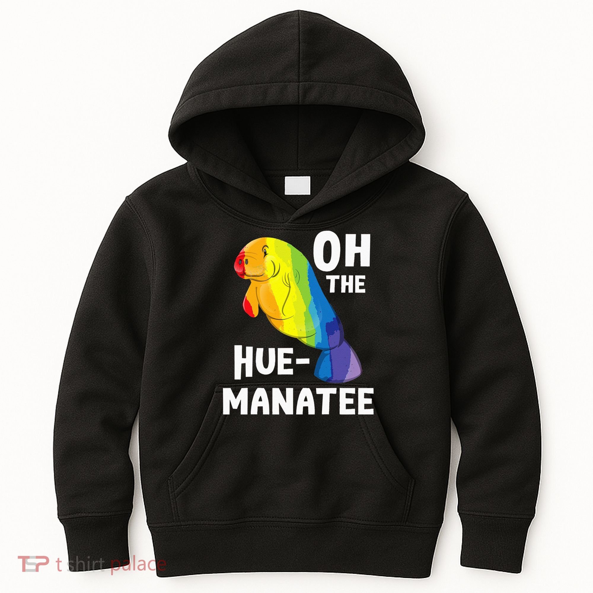 Oh The Hue Manatee Zookeeper Marine Biologist Zoologist Kids Hoodie