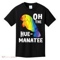 Oh The Hue Manatee Zookeeper Marine Biologist Zoologist Kids T-Shirt thumb 0