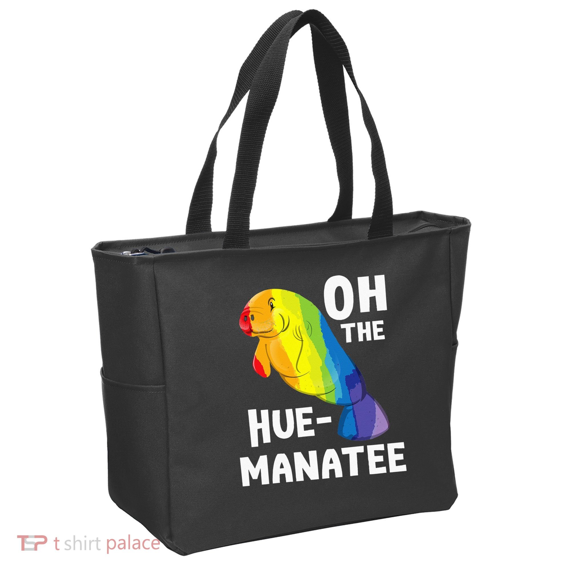 Oh The Hue Manatee Zookeeper Marine Biologist Zoologist Tote Bag