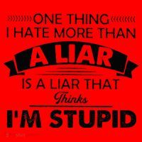 One Thing I Hate More Than A Liar Is A Liar That Thinks Santa Hat thumb 1