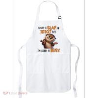 Otter Today Is Slap An Idiot Day IM Gonna Be Busy Apron thumb 0